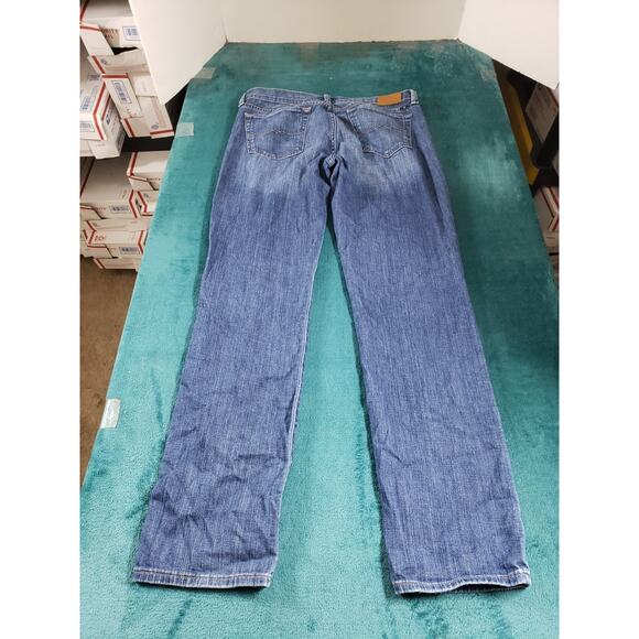 Lucky Brand Jeans Size 8 Womens Blue Stretch Pants Mid Rise Sweet N Straight - Picture 10 of 13